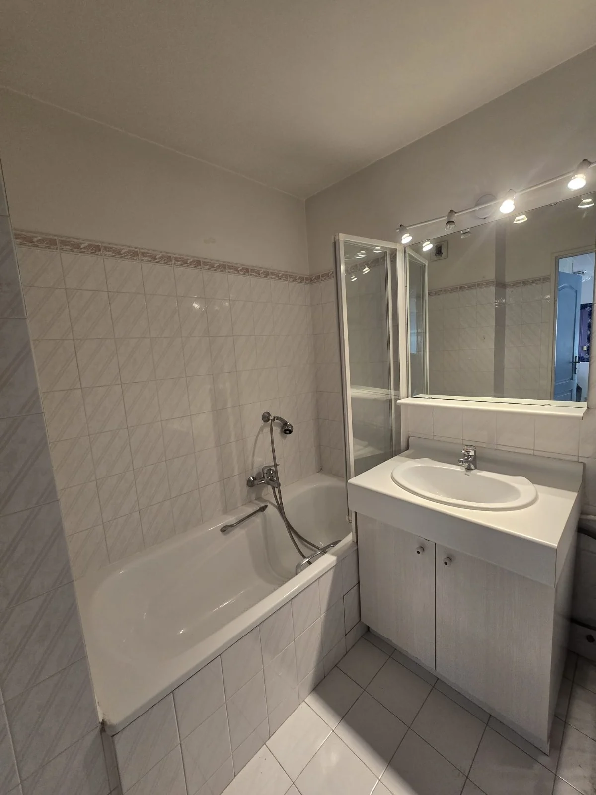 baignoire en douche senior