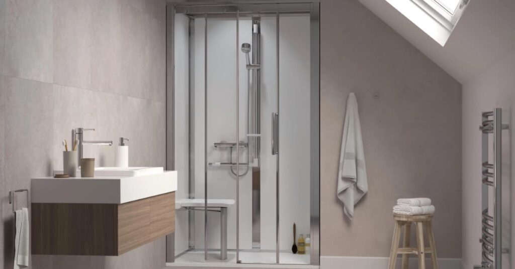 Modèle de douche PMR par Douche Quiétude